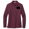 Women's Silk Touch Long Sleeve Polo Thumbnail