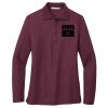 Women's Silk Touch Long Sleeve Polo Thumbnail