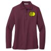 Women's Silk Touch Long Sleeve Polo Thumbnail