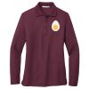 Women's Silk Touch Long Sleeve Polo Thumbnail