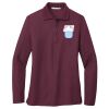 Women's Silk Touch Long Sleeve Polo Thumbnail
