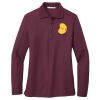 Women's Silk Touch Long Sleeve Polo Thumbnail