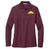 Women's Silk Touch Long Sleeve Polo Thumbnail