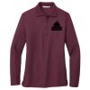 Women's Silk Touch Long Sleeve Polo Thumbnail