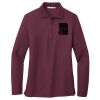 Women's Silk Touch Long Sleeve Polo Thumbnail