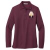 Women's Silk Touch Long Sleeve Polo Thumbnail