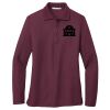 Women's Silk Touch Long Sleeve Polo Thumbnail