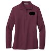 Women's Silk Touch Long Sleeve Polo Thumbnail